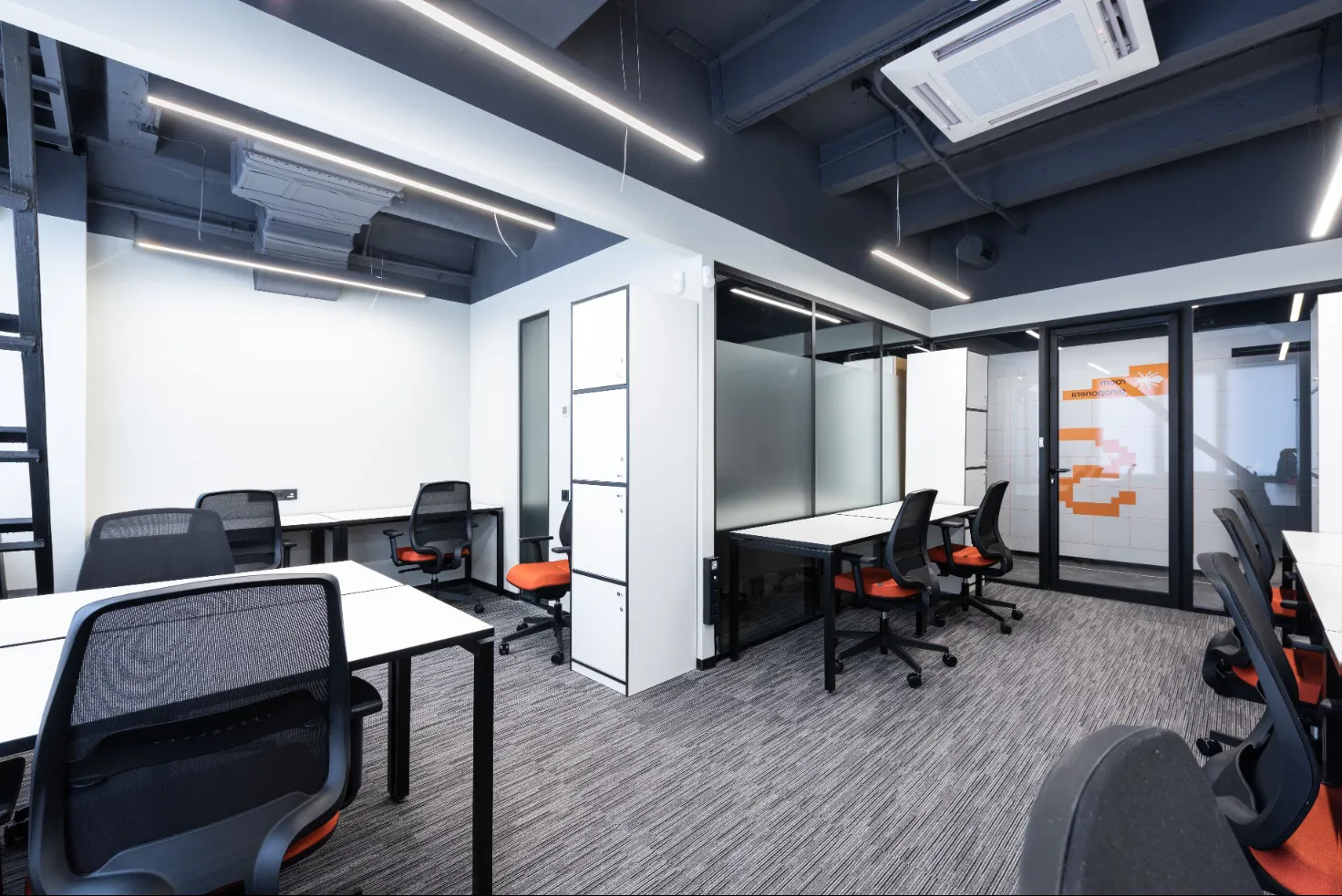 Commercial air conditioning for an office